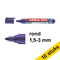 Edding 360 violet whiteboard marker (1.5mm - 3mm) (10-pack)