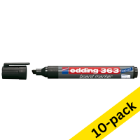 Edding 363 black whiteboard marker (10-pack)