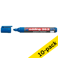 Edding 363 blue whiteboard marker (10-pack)