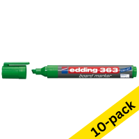 Edding 363 green whiteboard marker (10-pack)