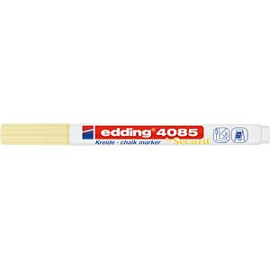 Edding 4085 pastel yellow chalk marker (1mm - 2mm round) 4-4085135 240110 - 1