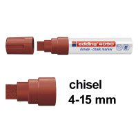 Edding 4090 brown chalk marker (4mm - 15mm chisel) 4-4090007 200891