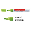 Edding 4095 light green chalk marker (2mm - 3mm round)