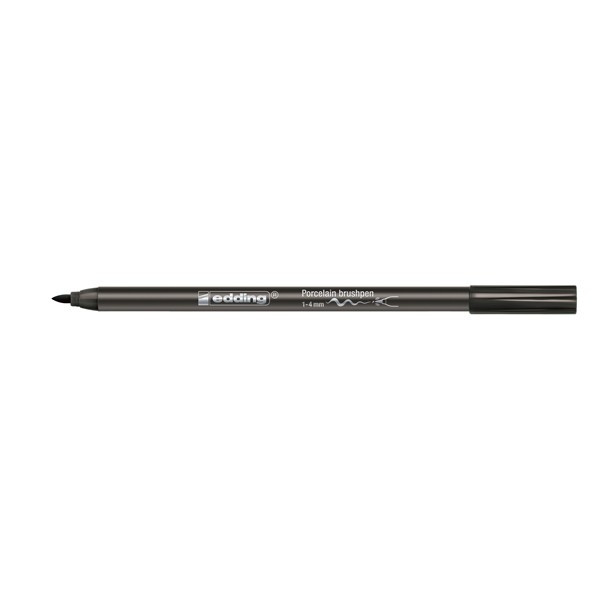 Edding 4200 black porcelain brush pen (10-pack)  239824 - 1