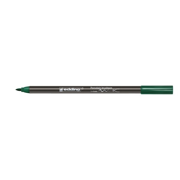 Edding 4200 green porcelain brush pen (10-pack)  239813 - 1