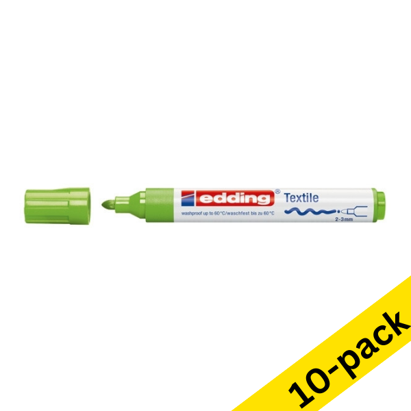 Edding 4500 light green textile marker (10-pack)  239832 - 1