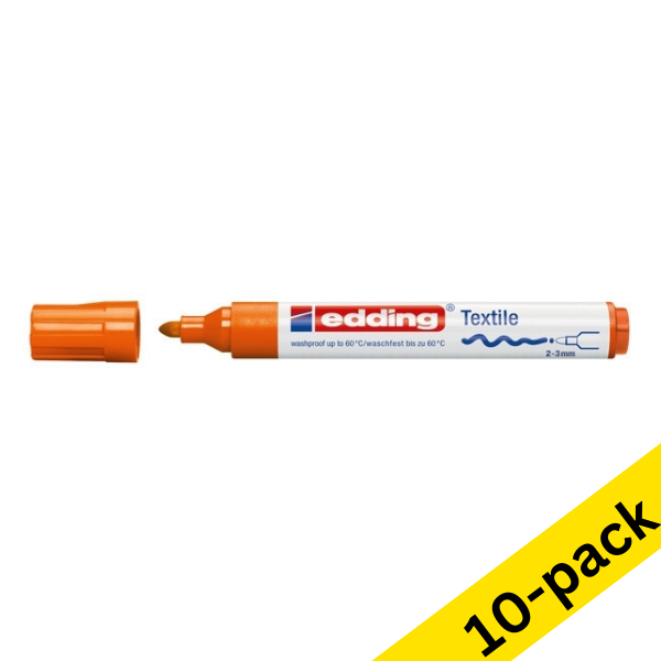 Edding 4500 orange textile marker (10-pack)  239838 - 1