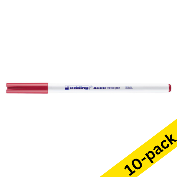 Edding 4600 carmine textile marker (10-pack)  239850 - 1