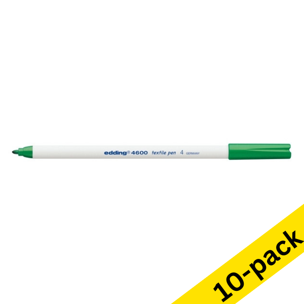 Edding 4600 green textile marker (10-pack)  239849 - 1