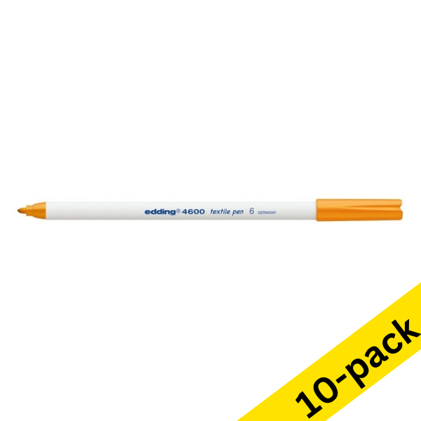 Edding 4600 orange textile marker (10-pack)  239858 - 1