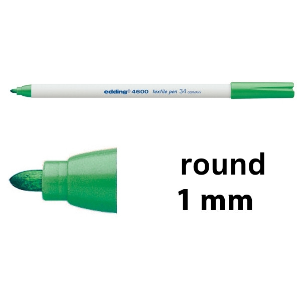 Edding 4600 pale green textile marker 4-4600034 200911 - 1