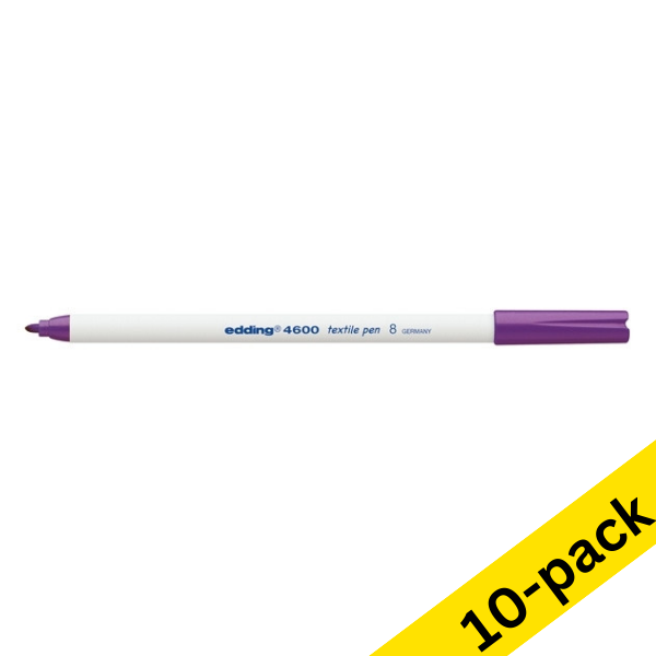 Edding 4600 violet textile marker (10-pack)  239864 - 1