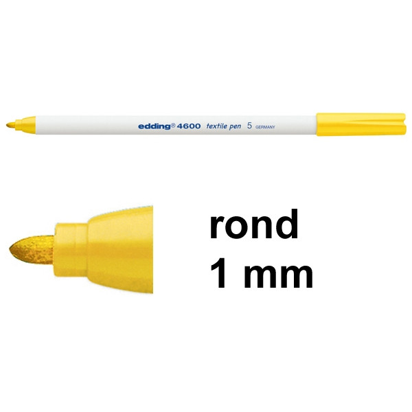 Edding 4600 yellow textile marker (10-pack)  239847 - 1