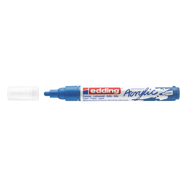 Edding 5100 gentian blue acrylic marker (2mm - 3mm round) 4-5100903 240164 - 1