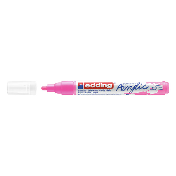 Edding 5100 neon pink acrylic marker (2mm - 3mm round) 4-5100069 240160 - 1