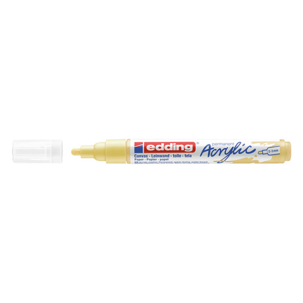 Edding 5100 pastel yellow acrylic marker (2mm - 3mm round) 4-5100915 240171 - 1