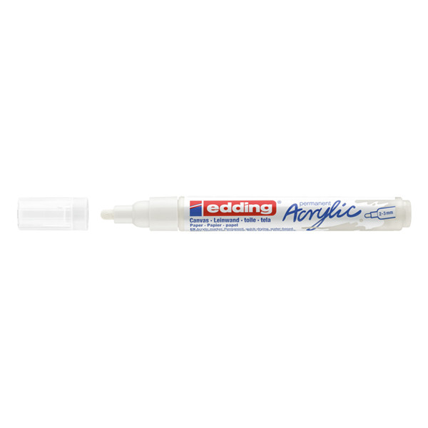 Edding 5100 traffic white acrylic marker (2mm - 3mm round) 4-5100922 240175 - 1