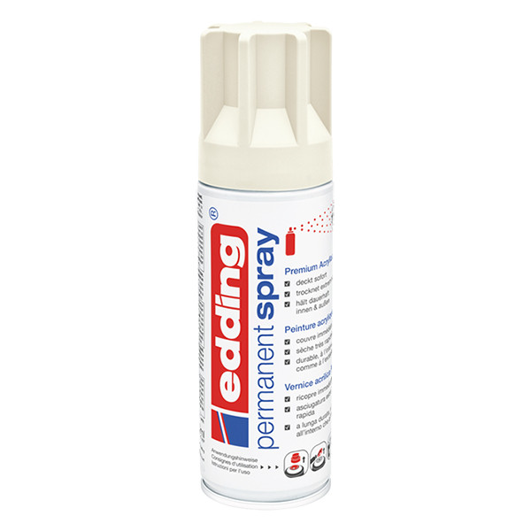 Edding 5200 cream matte permanent acrylic spray paint (200ml) 4-5200921 239065 - 1