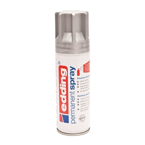 Edding 5200 silver matte permanent acrylic spray paint (200ml) 4-5200923 239067 - 1