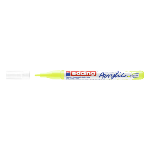 Edding 5300 neon yellow acrylic marker (1mm - 2mm round) 4-5300065 240184 - 1