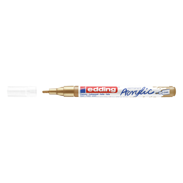 Edding 5300 rich gold acrylic marker (1mm - 2mm round) 4-5300924 240199 - 1