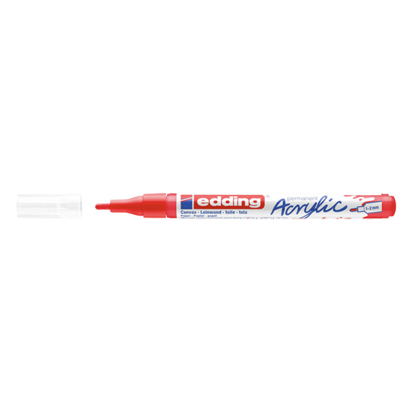 Edding 5300 traffic red acrylic marker (1mm - 2mm round) 4-5300902 240189 - 1