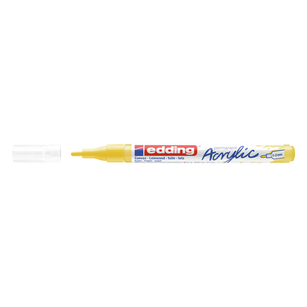 Edding 5300 traffic yellow acrylic marker (1mm - 2mm round) 4-5300905 240191 - 1