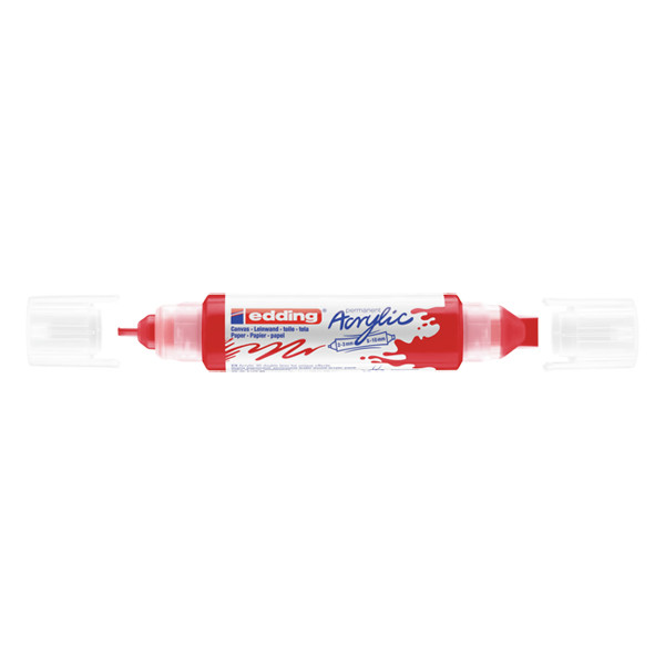 Edding 5400 traffic red 3D acrylic double liner (2mm - 3mm / 5mm - 10mm) 4-5400902 240209 - 1