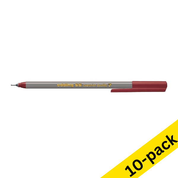 Edding 55 brown fineliner (10-pack)  239877 - 1