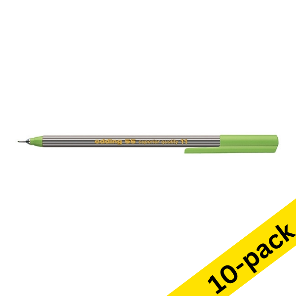 Edding 55 light green fineliner (10-pack)  239883 - 1