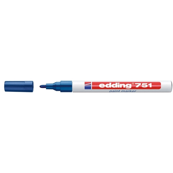 Edding 751 blue paint marker 4-751003 200600 - 1