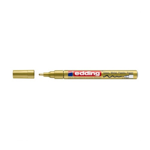 Edding 751 gold gloss paint marker (1mm - 2mm round) 4-751-9-053 240515 - 1