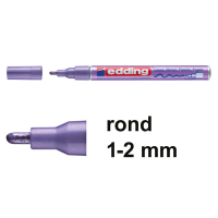 Edding 751 purple metallic gloss paint marker (1mm - 2mm round) 4-751-9-078 239372