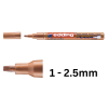 Edding 753 copper calligraphy gloss paint marker (1mm - 2.5mm)