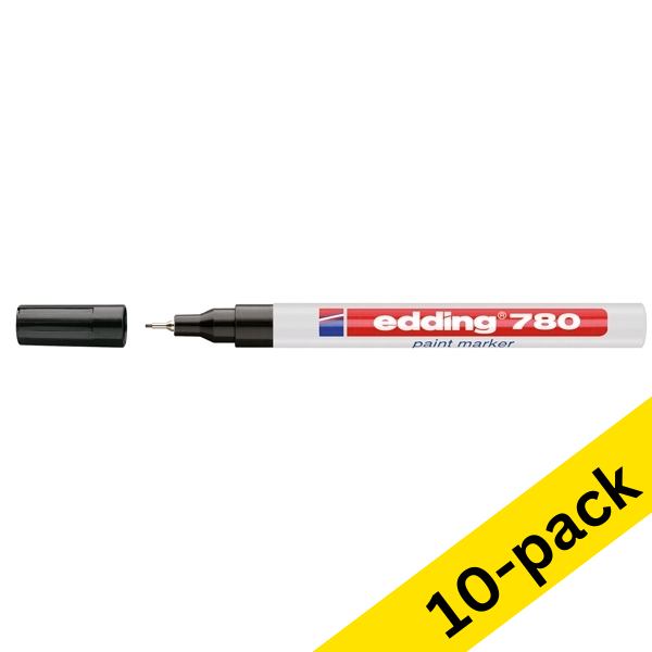 Edding 780 black paint marker (10-pack)  239471 - 1