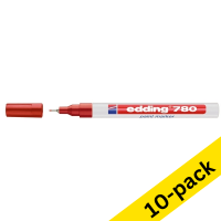 Edding 780 red paint marker (10-pack)  239472