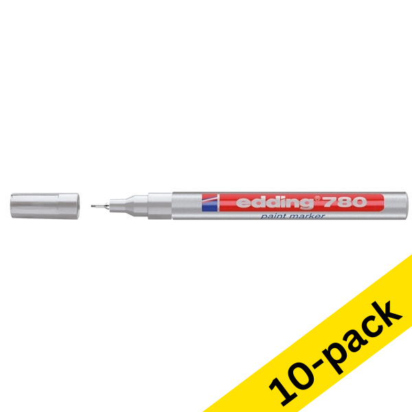 Edding 780 silver paint marker (10-pack)  239477 - 1