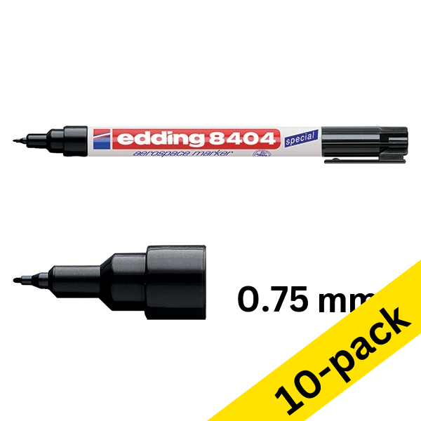 Edding 8404 black aerospace marker (10-pack)  239920 - 1