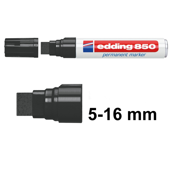 Edding 850 black permanent marker 4-850001 200544 - 1