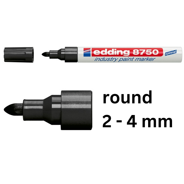 Edding 8750 black industrial paint marker 4-8750001 200770 - 1