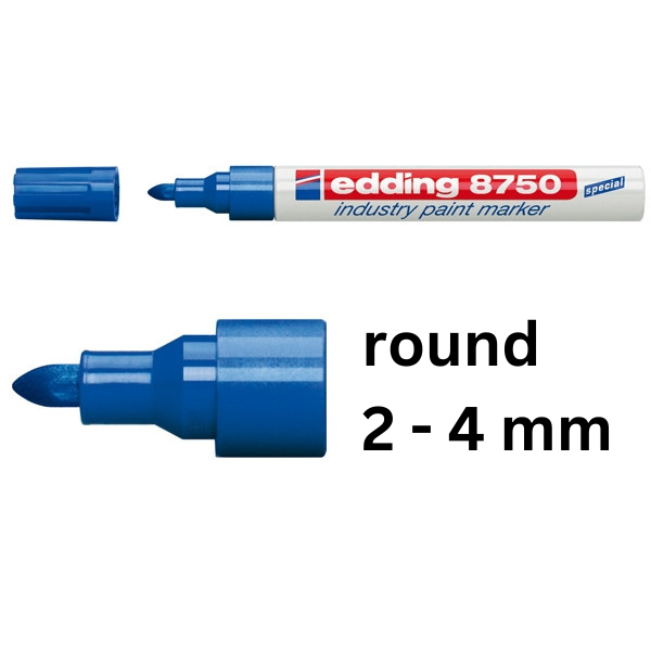 Edding 8750 blue industrial paint marker 4-8750003 200774 - 1