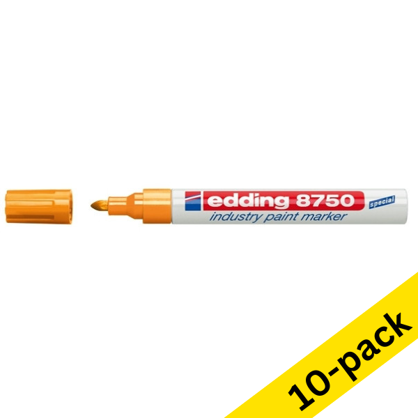 Edding 8750 orange industrial paint marker (10-pack)  239427 - 1