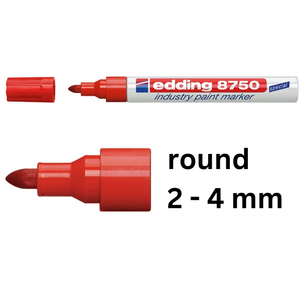 Edding 8750 red industrial paint marker 4-8750002 200772 - 1