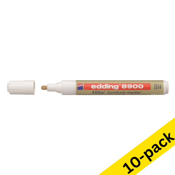 Edding 8900 light beech wood furniture marker (10-pack)  239931 - 1