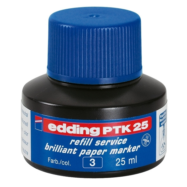 Edding PTK 25 blue ink refill 4-PTK25003 239223 - 1