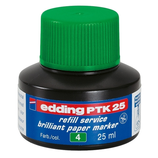 Edding PTK 25 green ink refill 4-PTK25004 239224 - 1