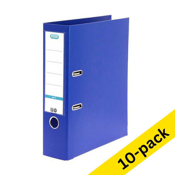 Elba A4 lever arch file | Elba Smart Pro+ polypropylene | blue 80mm 10-pack 100202161BL10 237692 - 1