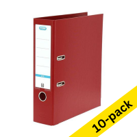 Elba A4 lever arch file | Elba Smart Pro+ polypropylene | dark red 80mm 10-pack  237693