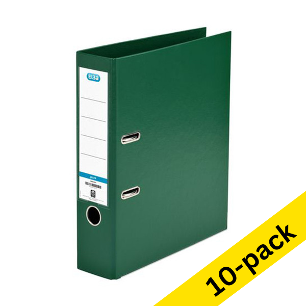 Elba A4 lever arch file | Elba Smart Pro+ polypropylene | green 80mm 10-pack 100202174GRN10 237696 - 1