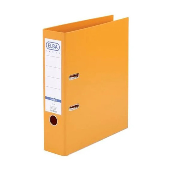 Elba A4 lever arch file | Elba Smart Pro+ polypropylene | orange 80mm 100202170 237676 - 1